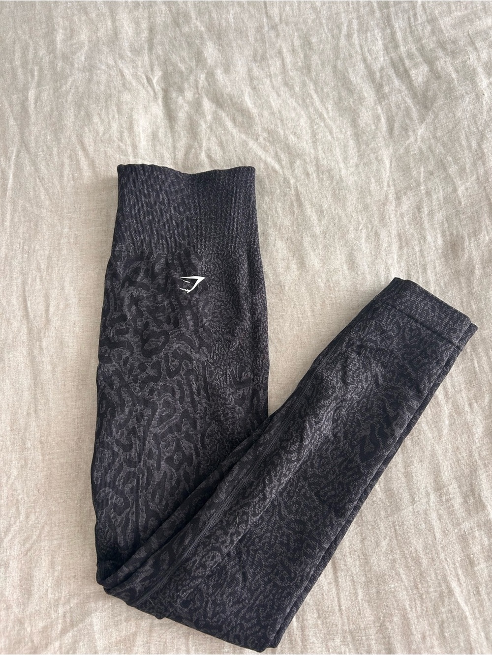 Gymshark Black Animal Print High-Waist Leggings